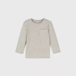 Toddler Boys' Long Sleeve Ministriped T-Shirt - Cat & Jack™ | Target