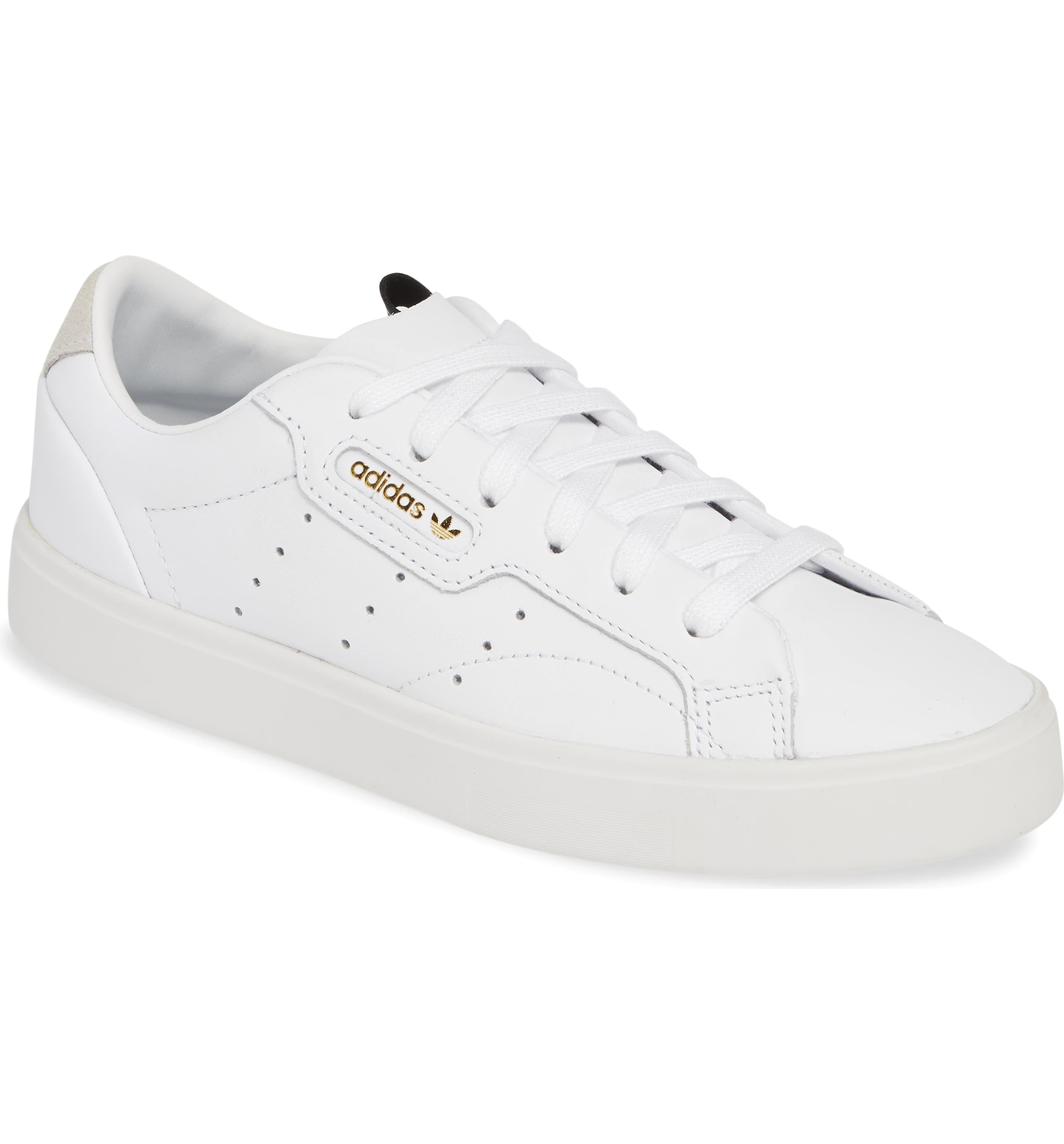 Sleek Leather Sneaker | Nordstrom
