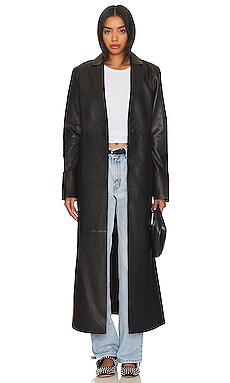 LAMARQUE Evanna Coat in Black from Revolve.com | Revolve Clothing (Global)