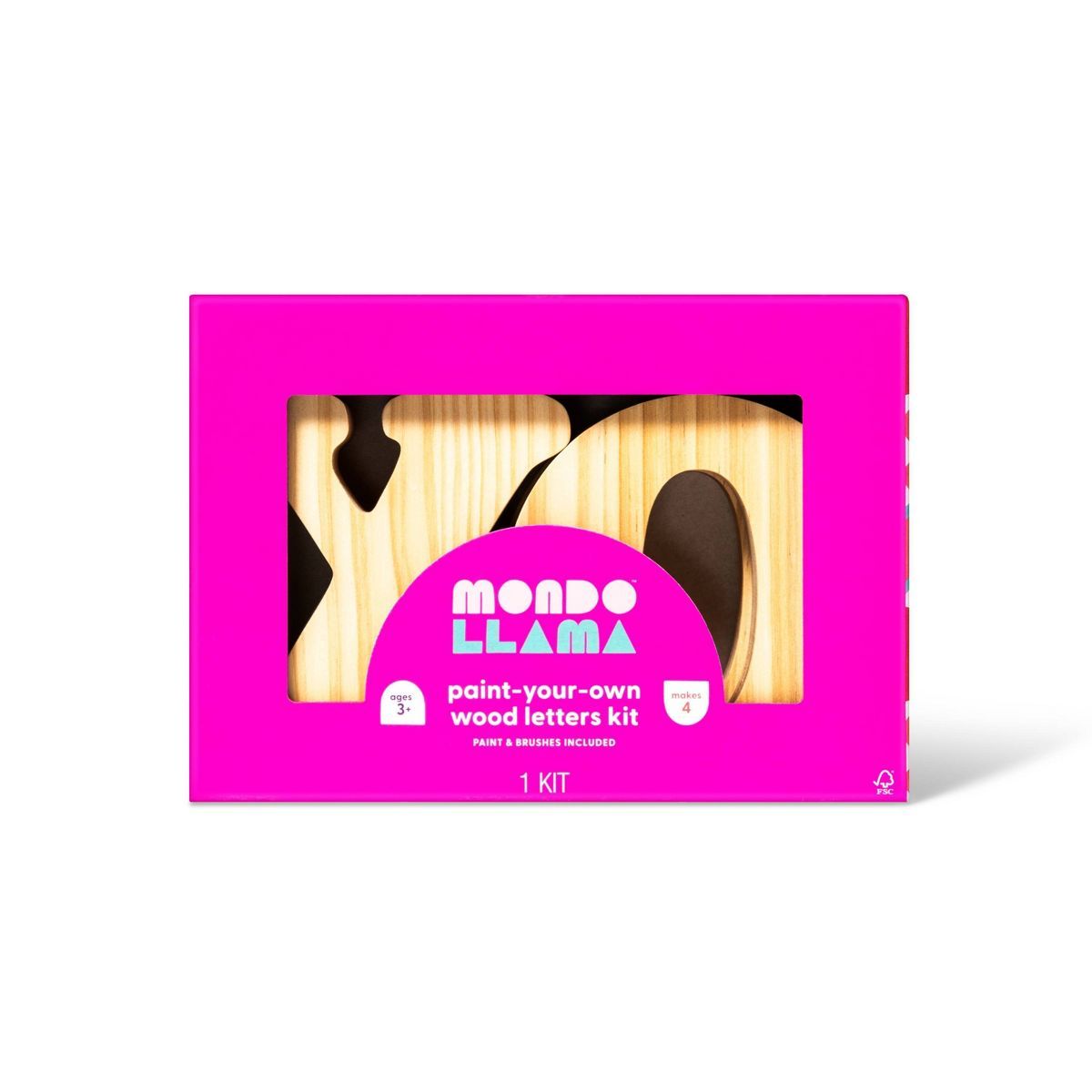 Paint-Your-Own Valentine's Day Wood Craft XOXO Kit - Mondo Llama™ | Target