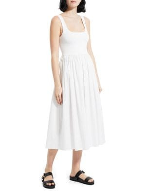 Sleeveless Fit & Flare Midi-Dress | Saks Fifth Avenue OFF 5TH
