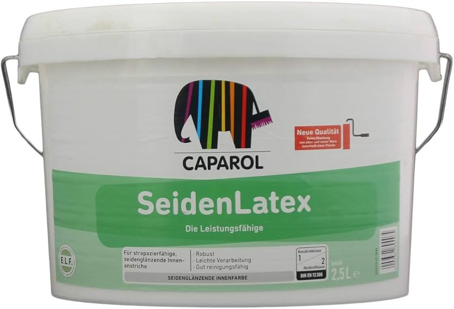 Caparol Seidenlatex Weiß, 2,5L | Amazon (DE)