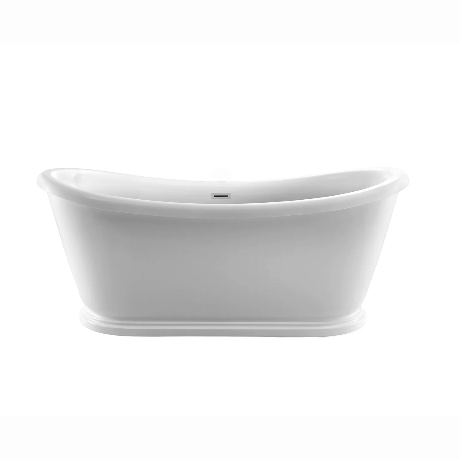 ATDSN70BHIG-WT Morgan 69'' x 30.63'' Freestanding Soaking Acrylic Bathtub | Wayfair North America