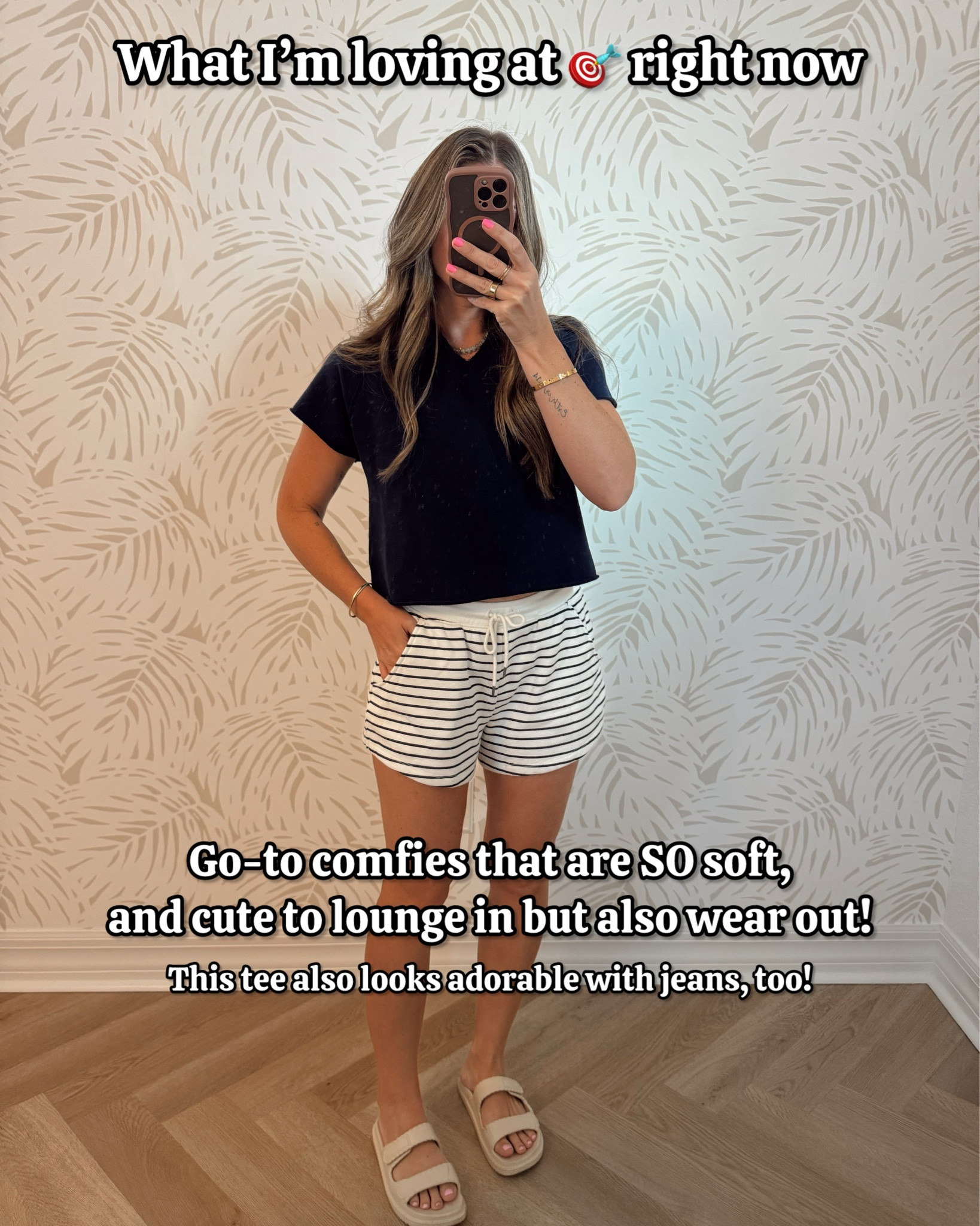 Outdoor season is HERE!! Time for us summer girlies to thriiiive ☀️👏🏻
Wearing XS in everything but a S in the denim pull-on shorts / 2 in the denim shorts with the side slit / and I sized up to a M in the button-up for an oversized fit. 

@Target #target #targetpartner 
