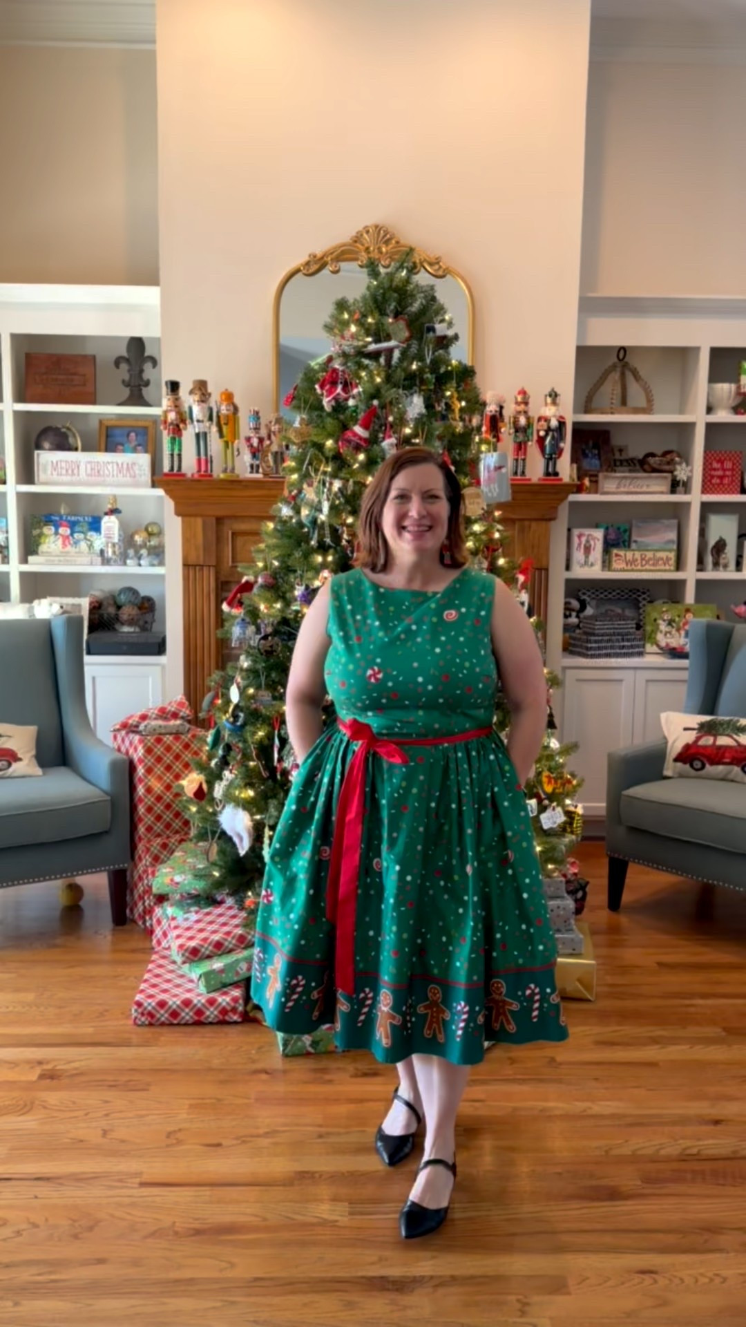 I’ve loved wearing my gingerbread dress from Unique Vintage as much as possible during the holidays! I sized up to a 1X to make sure it would fit. I he so many compliments! 

#LTKHoliday #LTKSeasonal #LTKPlusSize