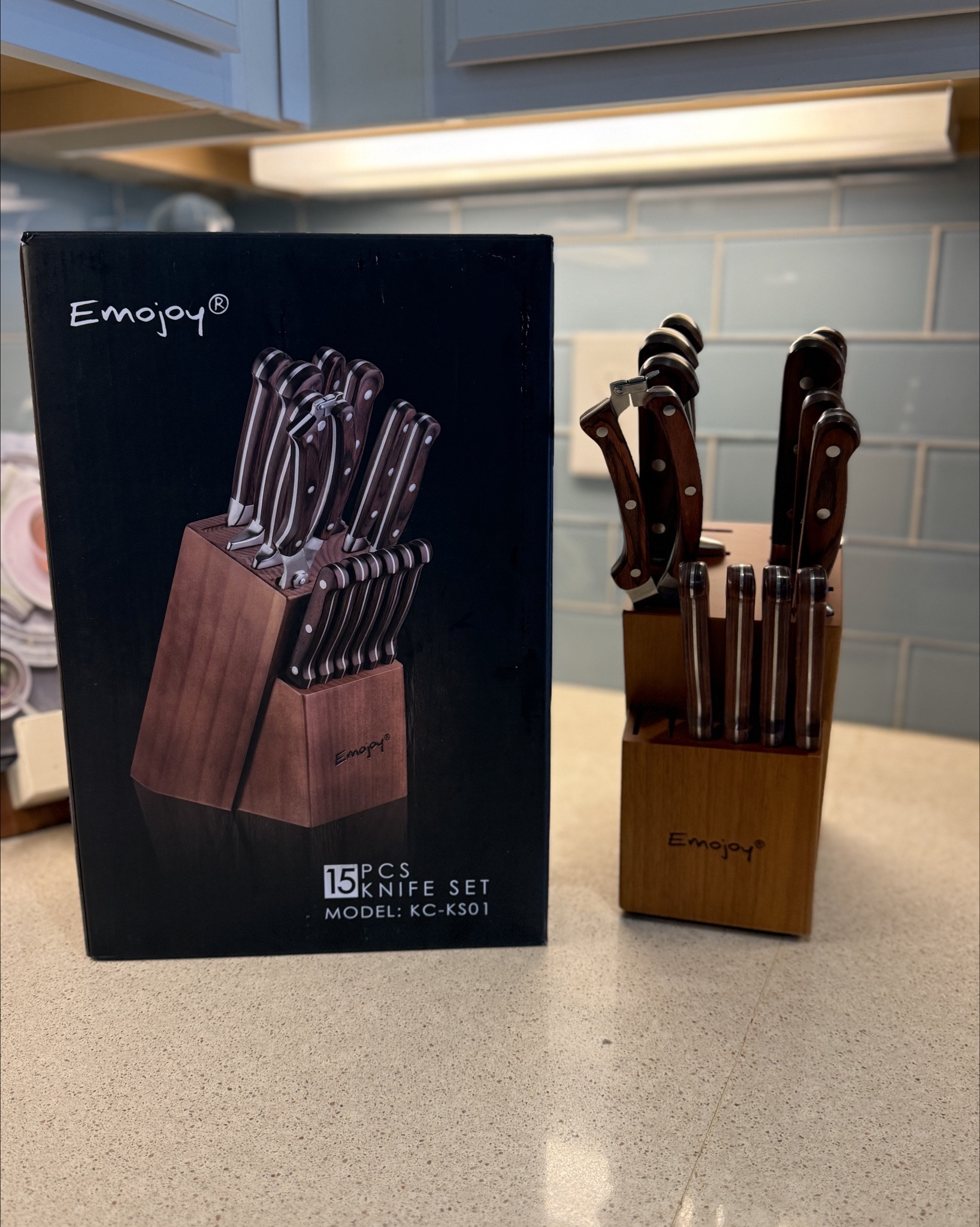 Amazon’s Big Spring Sale is live and this knife set is on sale right now 🤭

I’ve been using this one and it’s honestly such a good kitchen upgrade. I also linked a few other knife sets that are marked down too!
