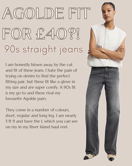 Agolde 90s jeans alternative from the high street 👖✨

#LTKeurope #LTKstyletip #LTKuk
