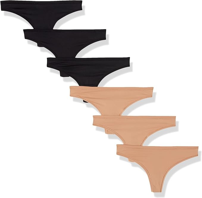 Amazon Essentials Women's Thong Underwear, Pack of 6 | Amazon (US)