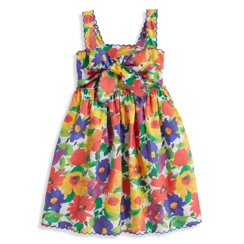 Frances Valentine Scalloped Open Back Dress | bella bliss 