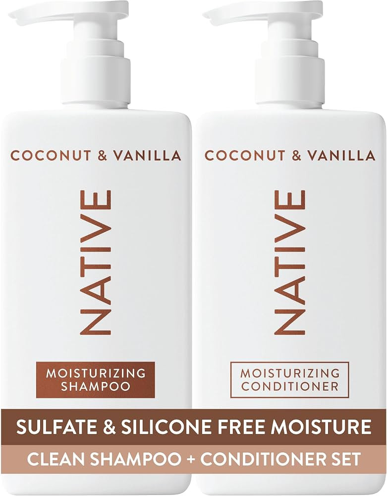 Native Coconut & Vanilla Shampoo and Conditioner Contain Naturally Derived Ingredients | All Hair... | Amazon (US)