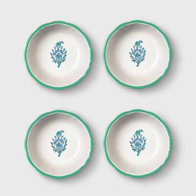4pc 11.5oz Bouquet Mini Bowls Blue - Roller Rabbit x Target | Target