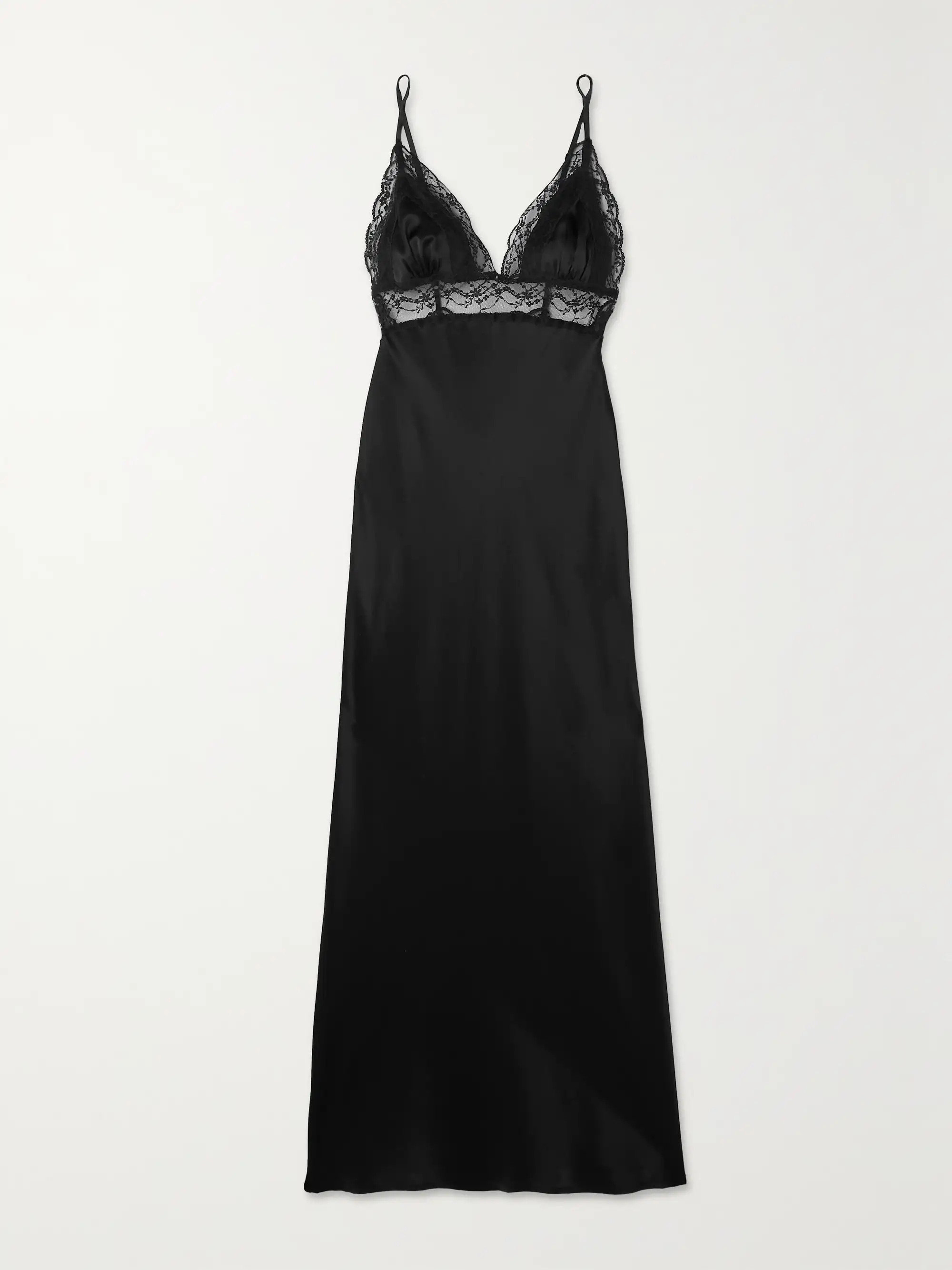Girl Next Door lace-trimmed silk-satin nightdress | NET-A-PORTER APAC