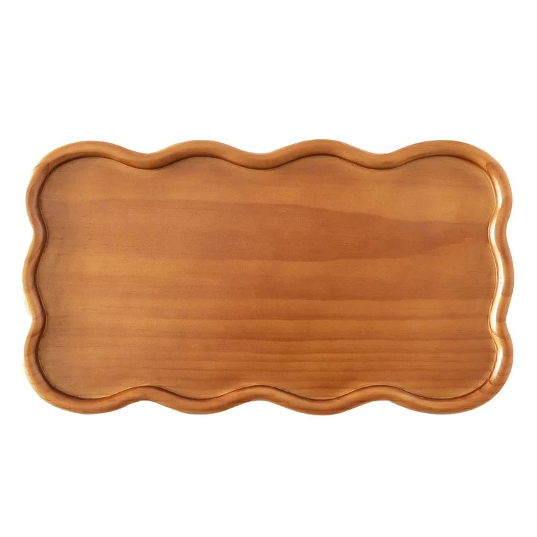 Beautiful Oversized 18"x 10" Oversized Wood Tray by Drew Barrymore | Walmart (US)