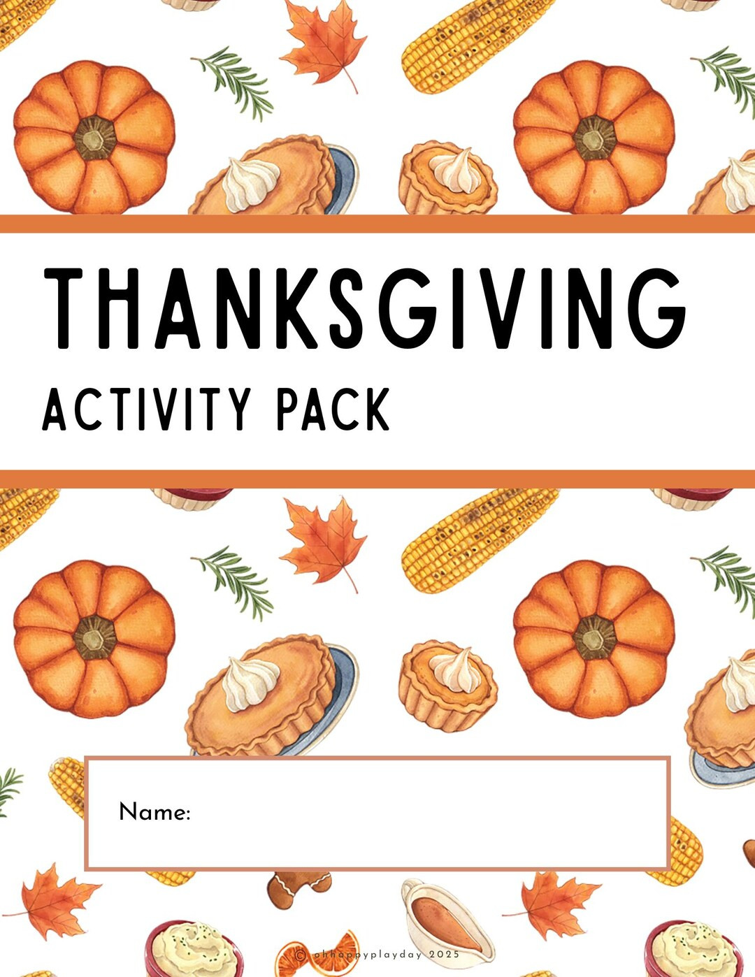 Thanksgiving Activity Pack: Crafts, Playdough Mats, Worksheets, Coloring Pages, and More! (digita... | Etsy (US)