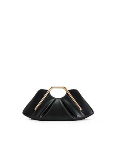JW PEI Women's Lila Metal Frame Clutch - Black | Amazon (US)