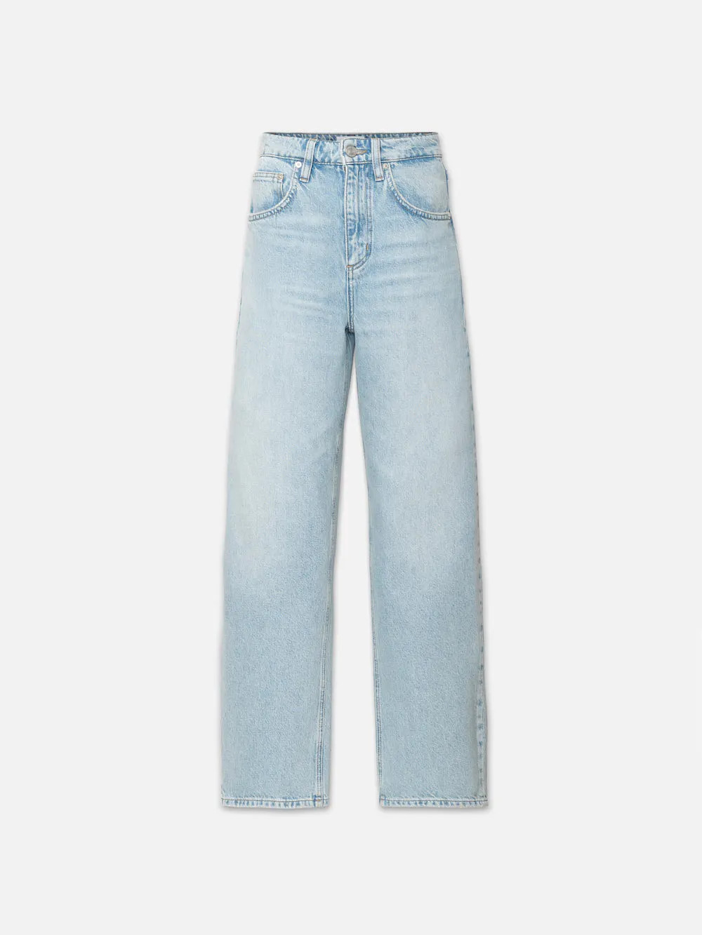 Long Barrel Grind Hem  in  Calm Waters | Frame Denim