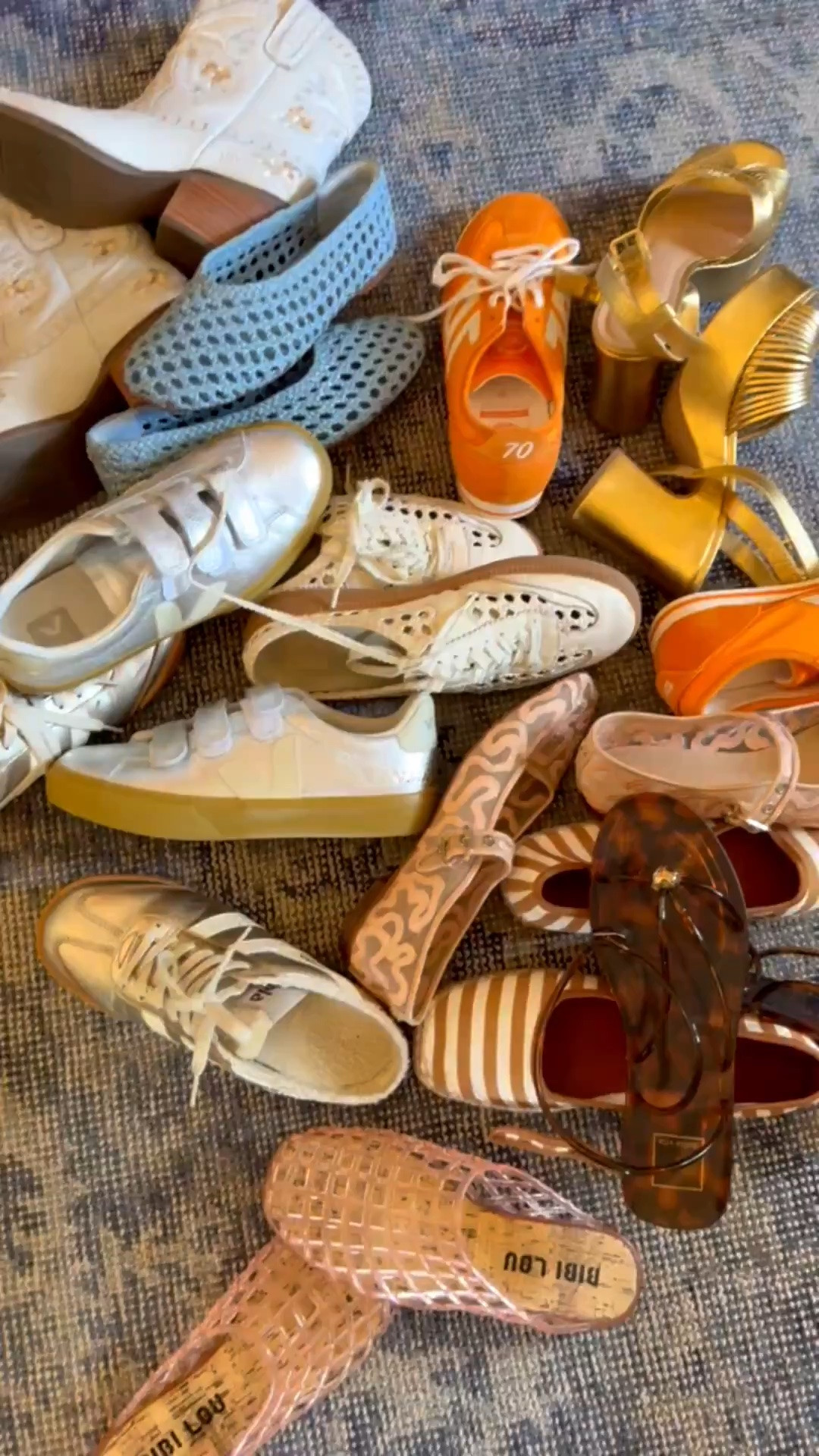 You could say I was a fan of Anthro shoes! I’m a true size 8 in all except for the flats….I size down to a 7. 

*Use my code CATHERINE20 for 20% off Orders of $100+ at Anthropologie 
*Dates: Thursday 6/25 – Sunday 6/28