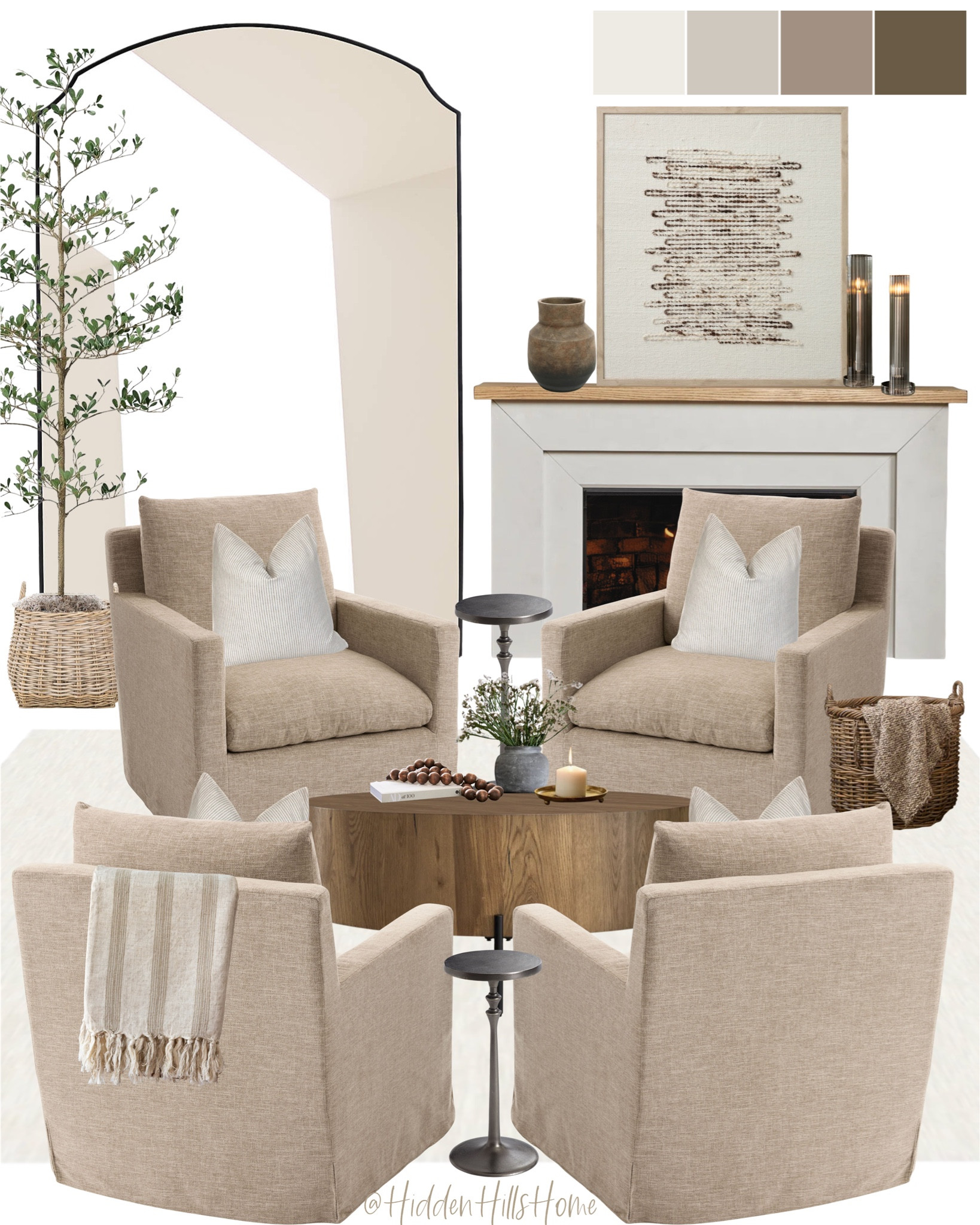 Cozy sitting room, living room decor ideas, living room inspiration, swivel chairs, living room mood board 

#LTKStyleTip #LTKHome #LTKSaleAlert