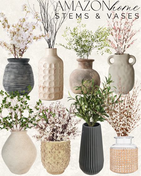 Beautiful amazon vases and stem combos for your home! #Founditonamazon #amazonhome #inspire #interiordesign amazon home decor, amazon vases, amazon home bestsellers 

#LTKhome #LTKstyletip #LTKfindsunder100