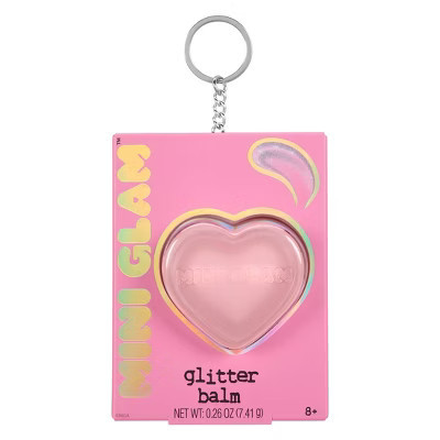 Mini Glam Cosmetics - Heart Glitter Balm Pink | Target