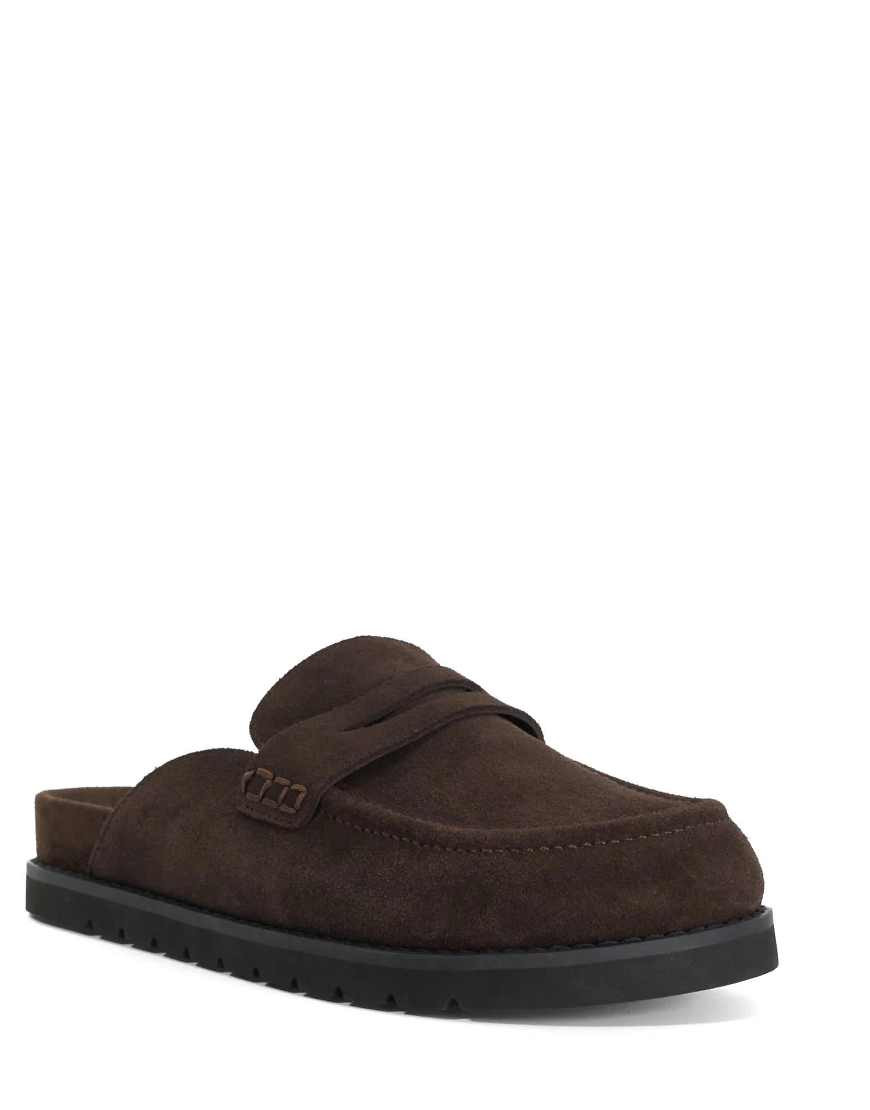 Dune London Goldens mules in brown | ASOS (Global)