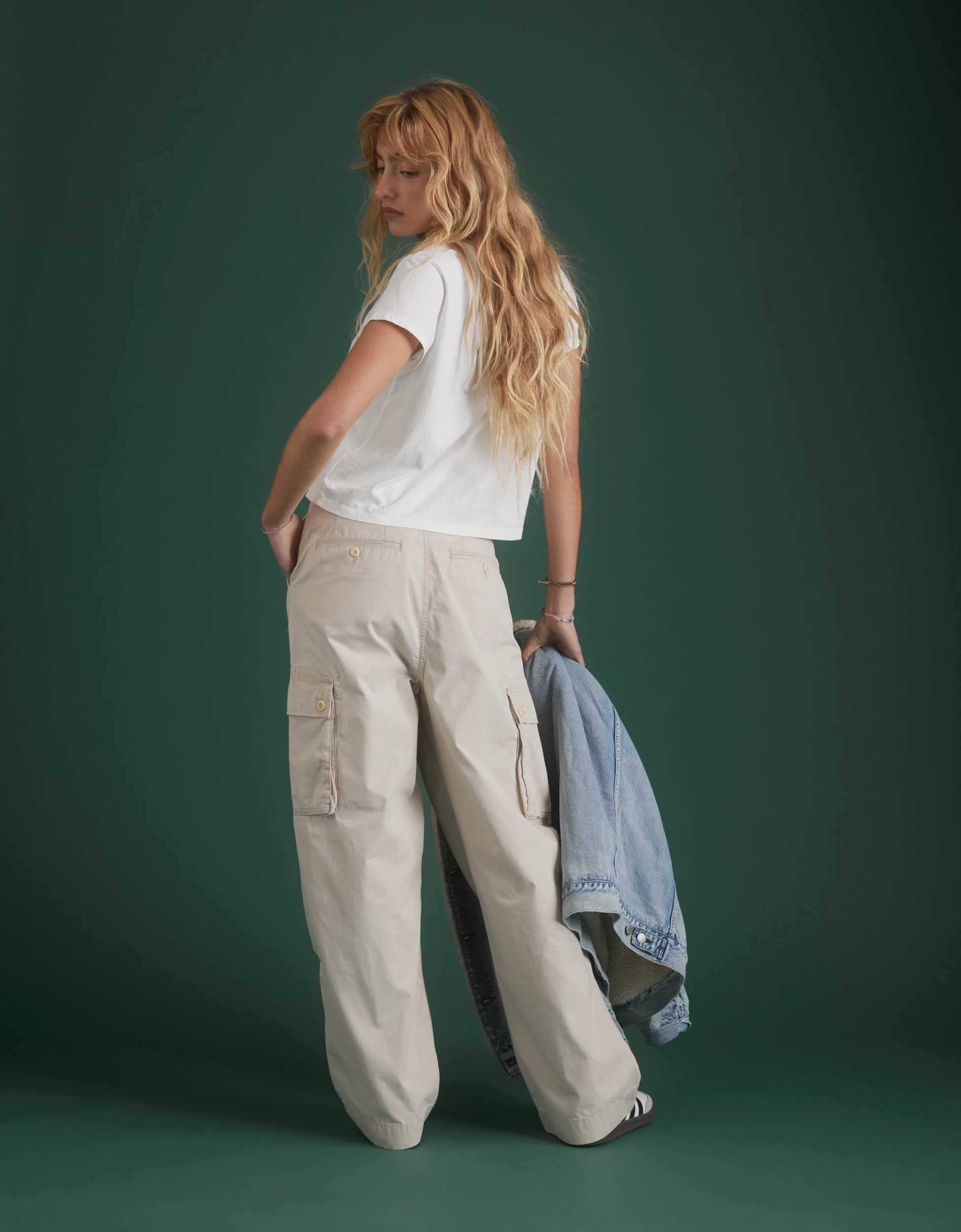 AE77 Premium Pleated Cargo Pant | American Eagle Outfitters (US & CA)