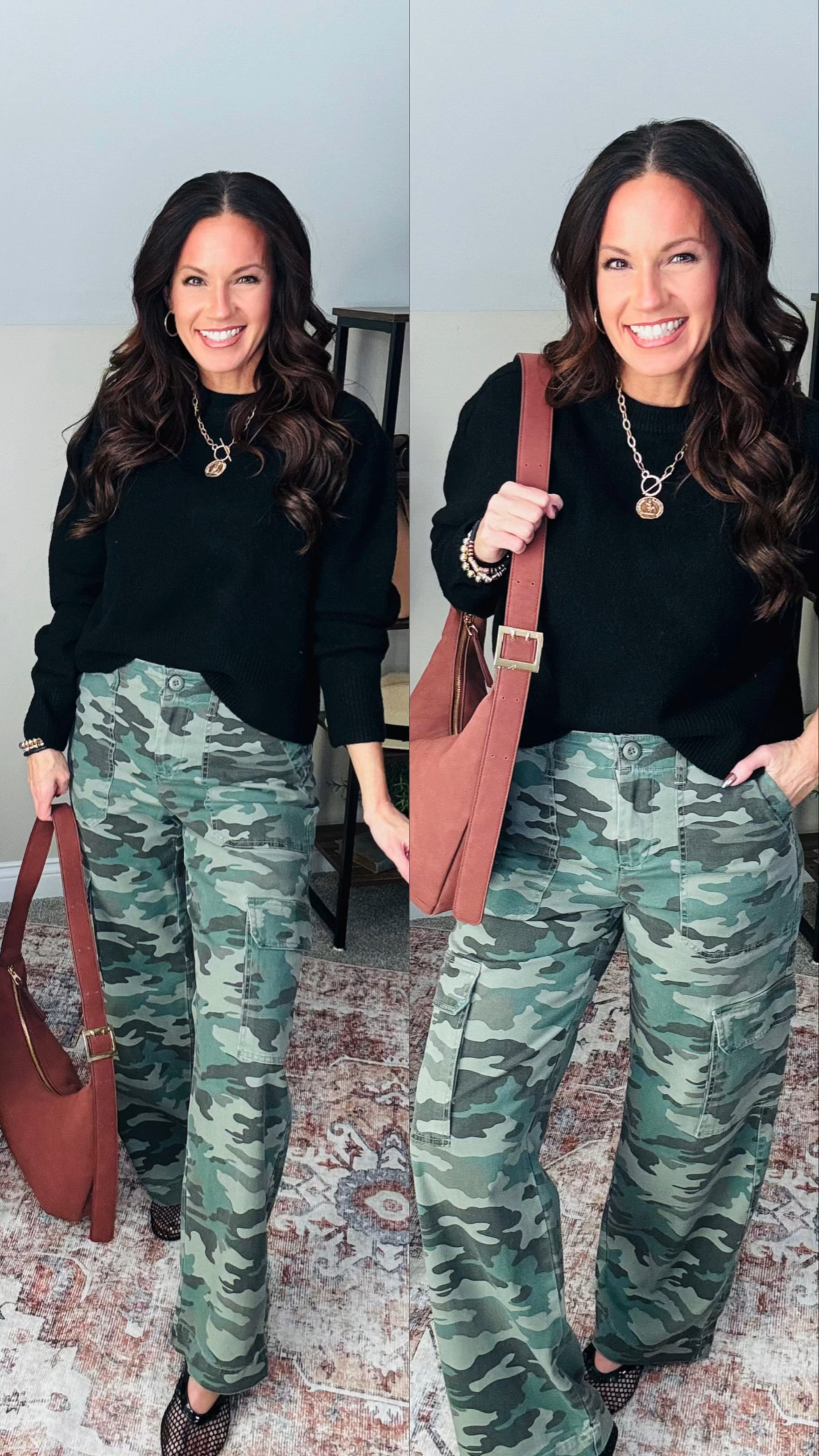 I love that camo is trending and these pants are seriously a 20/10🤩 I love that you can dress them up or down and I think they are the perfect addition to your fall wardrobe 🍂 This sweater is super soft and comes in several colorways!

5’3/129lbs/34D
Med bra // small tank-could’ve sized down // sized up to med in sweater // 4 pants-TTS // mesh shoes are TTS // Nikes are TTS // denim jacket is TTS

#LTKFindsUnder50 #LTKFindsUnder100 #LTKStyleTip

#LTKFindsUnder50 #LTKShoeCrush #LTKStyleTip