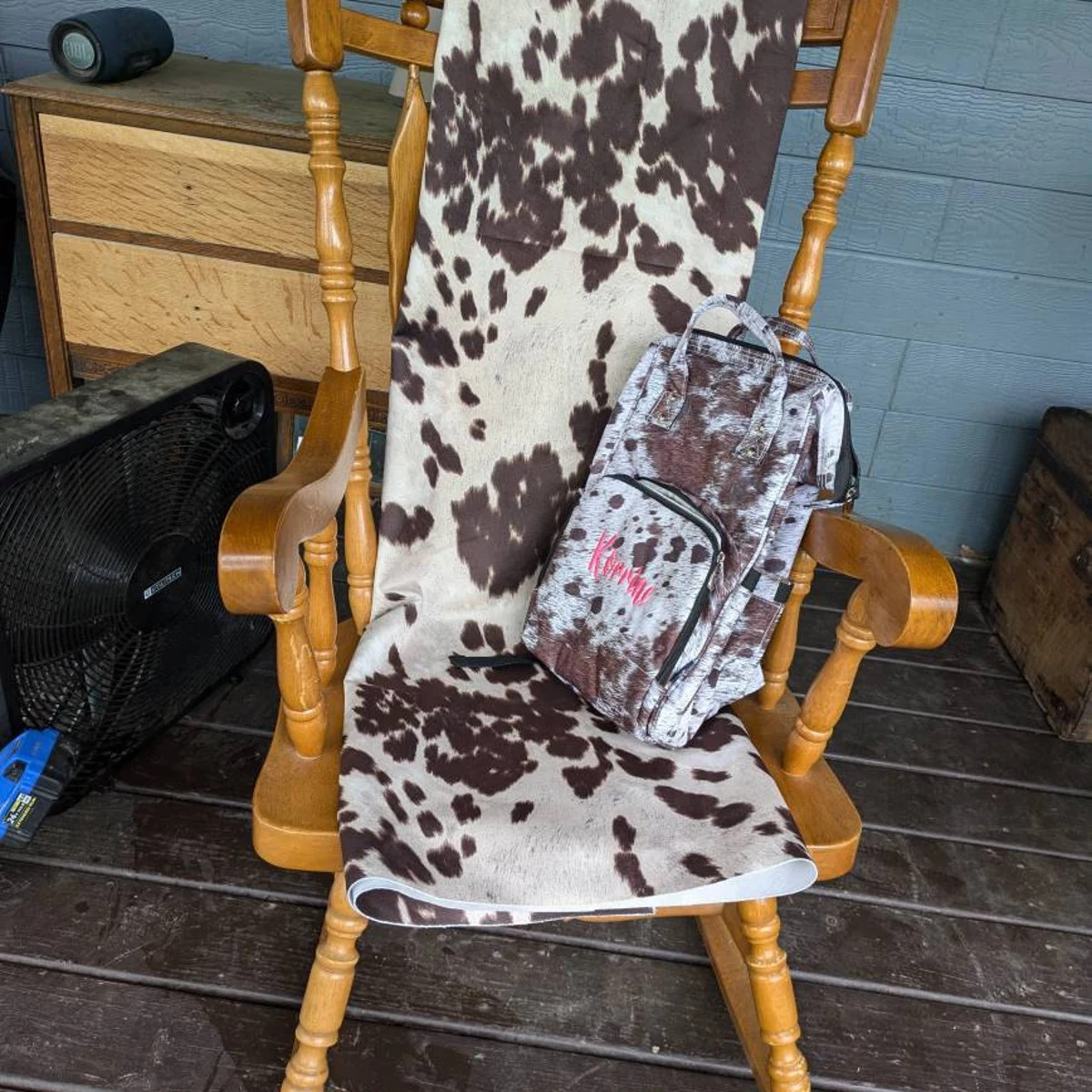 Udder Madness Milk Brown | Faux Cowhide Hair on Hide Velvety Fabric | Home Decor Upholstery By th... | Etsy (US)