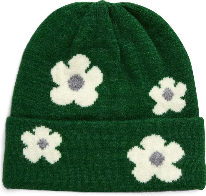 NATASHA Floral Knit Beanie | Nordstromrack | Nordstrom Rack