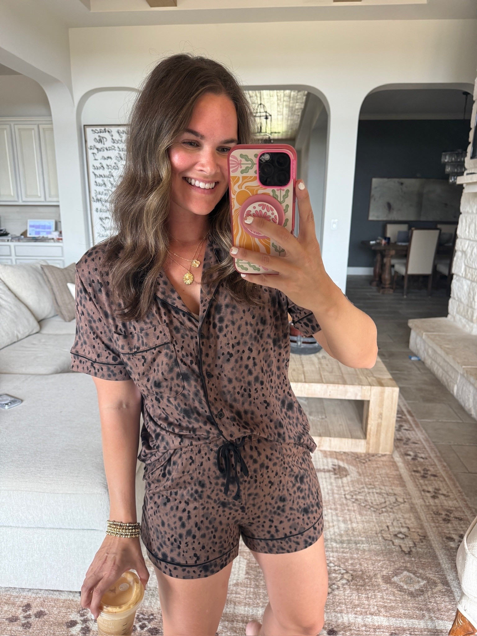 Target really outdid themselves with these leopard pajamas!! 🤎 The silky fabric, cute print, and matching set are making me want to stay in my PJs all day!

Target leopard pajamas, Target sleepwear, leopard pajama set, animal print pajamas, silky pajamas, matching pajama set, Target fashion, cozy sleepwear, women's pajamas, Target finds, cute pajamas, JulieFranks