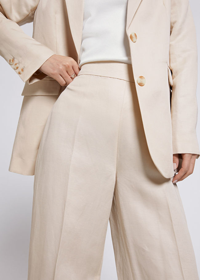 Linen Wide-Cut Trousers | & Other Stories (EU + UK)