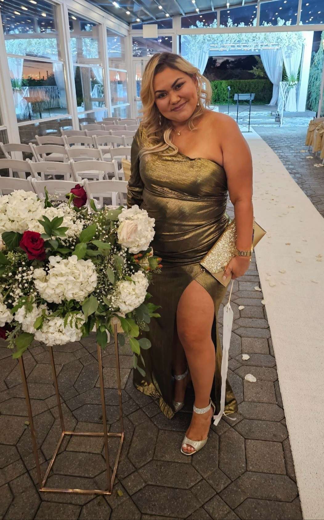 The dress! Here i lacked confidence 

#LTKMidsize #LTKPlusSize #LTKWedding
