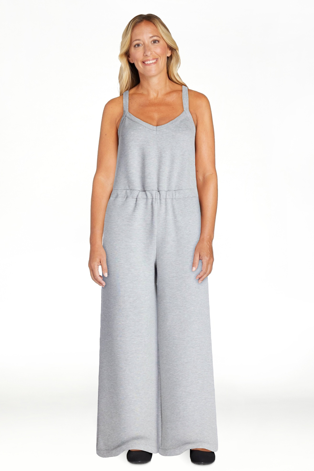 Scoop Women's and Women's Plus Scubaknit Tank Jumpsuit, Sizes XS-4X | Walmart (US)