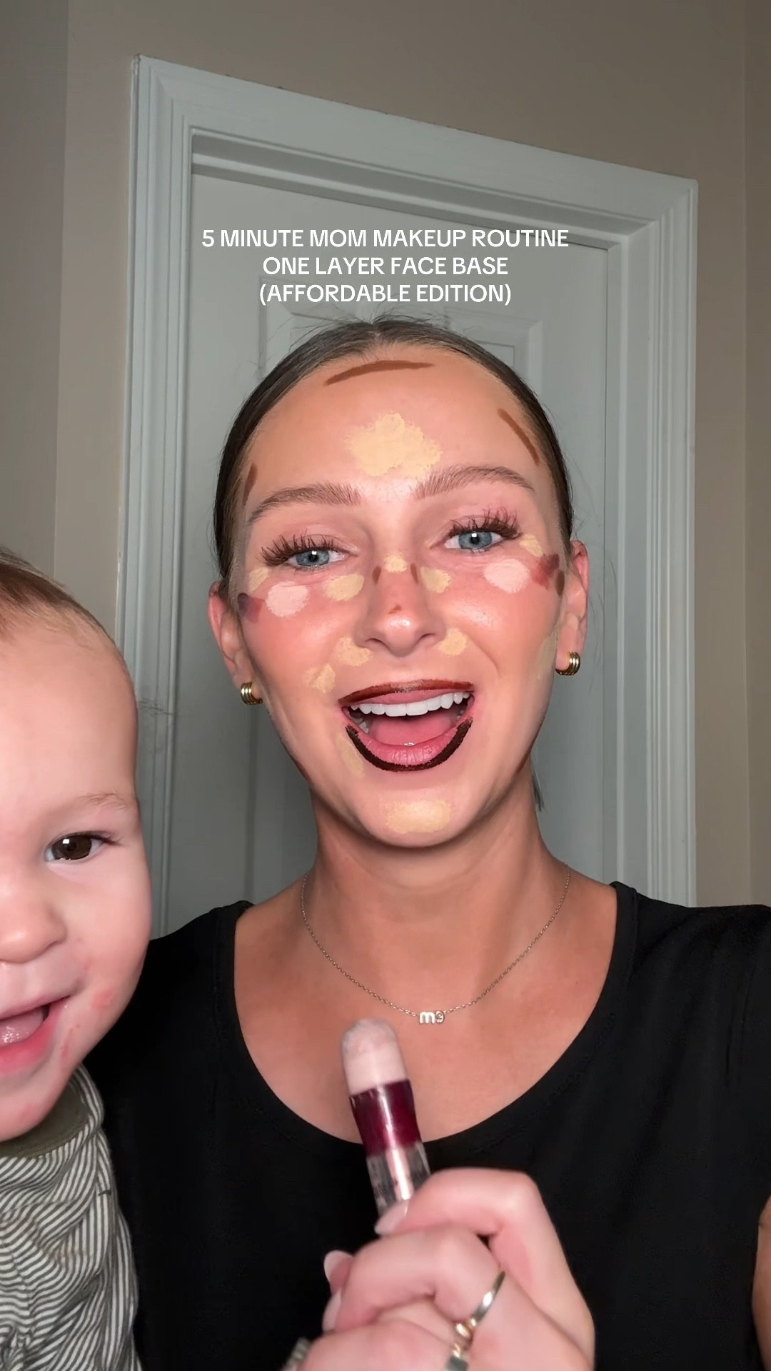 Affordable 5 minute mom face base makeup routine using only affordable products 🫶🏻

#LTKdayinmylife #LTKmomlife #LTKBeauty