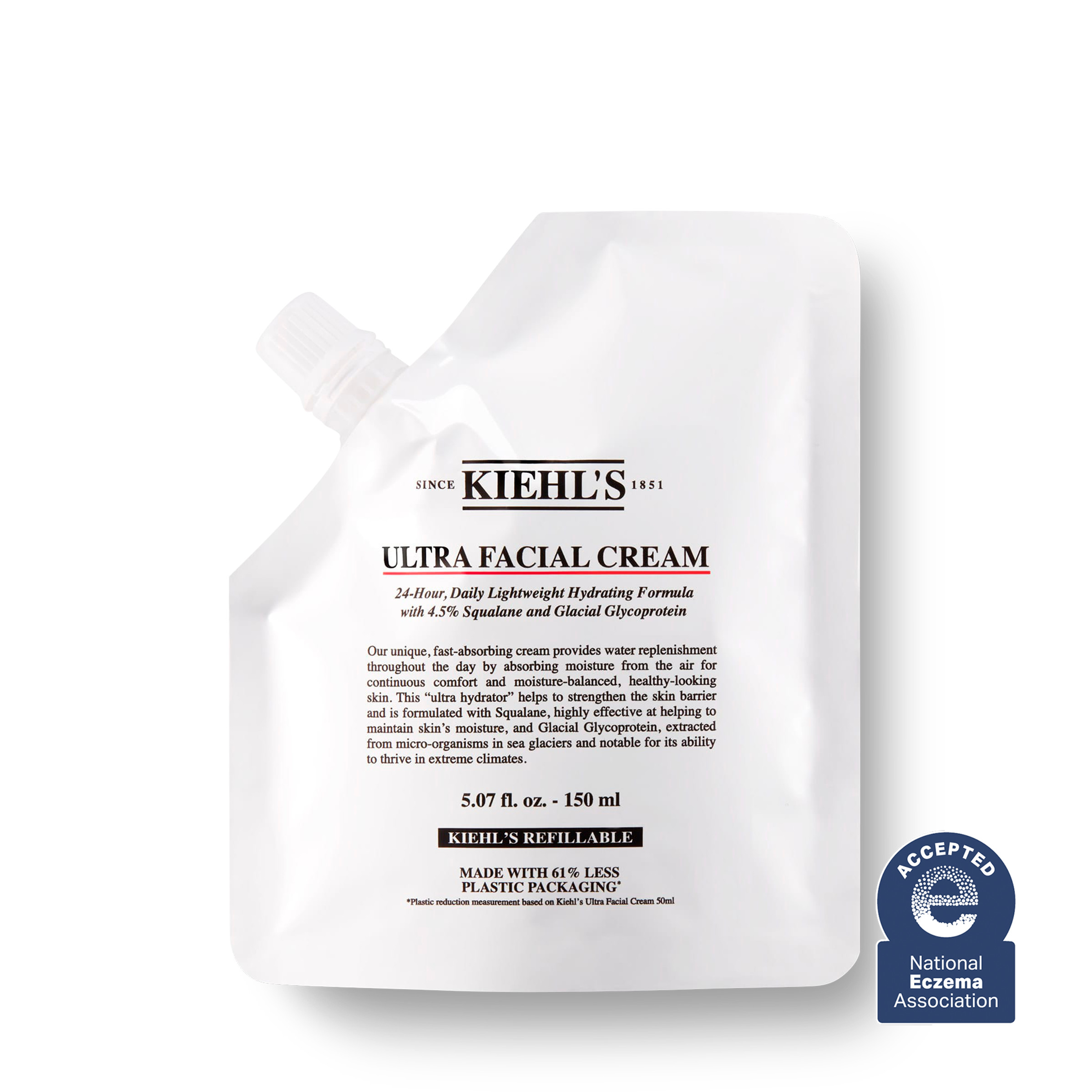 Kiehl's Ultra Facial Cream with 4.5% Squalane 72HR Hydration | 5.07 fl oz | Kiehl's