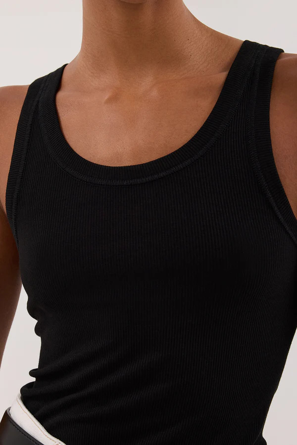 LEE BLACK KNIT TANK | DISSH