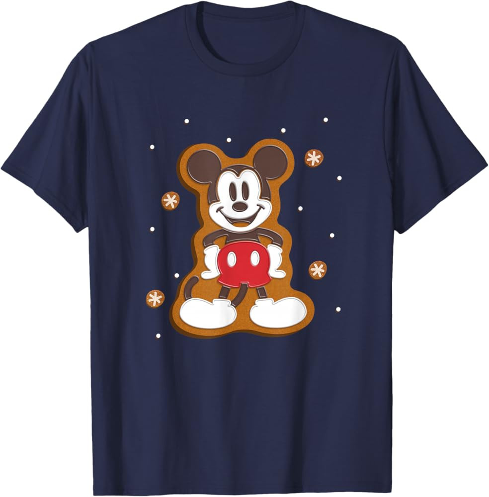 Disney Mickey And Friends Christmas Gingerbread Mickey T-Shirt | Amazon (US)