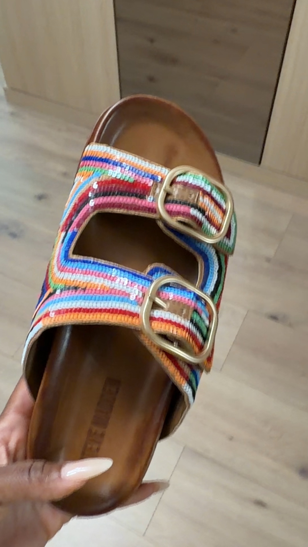 Scroll to shop these colorful statement sandals 🌈

These multicolor woven sandals are such a fun way to elevate a simple outfit—super eye-catching, comfortable, and perfect for adding a pop to your everyday looks.

Perfect for vacations, brunch, summer days, and casual outfits that need a little something extra.

📏 Measurements: 5’4”, 140 lbs, 34D bust, 27” waist, 40” hips

Follow me on Instagram and YouTube @kirasfashionfinds