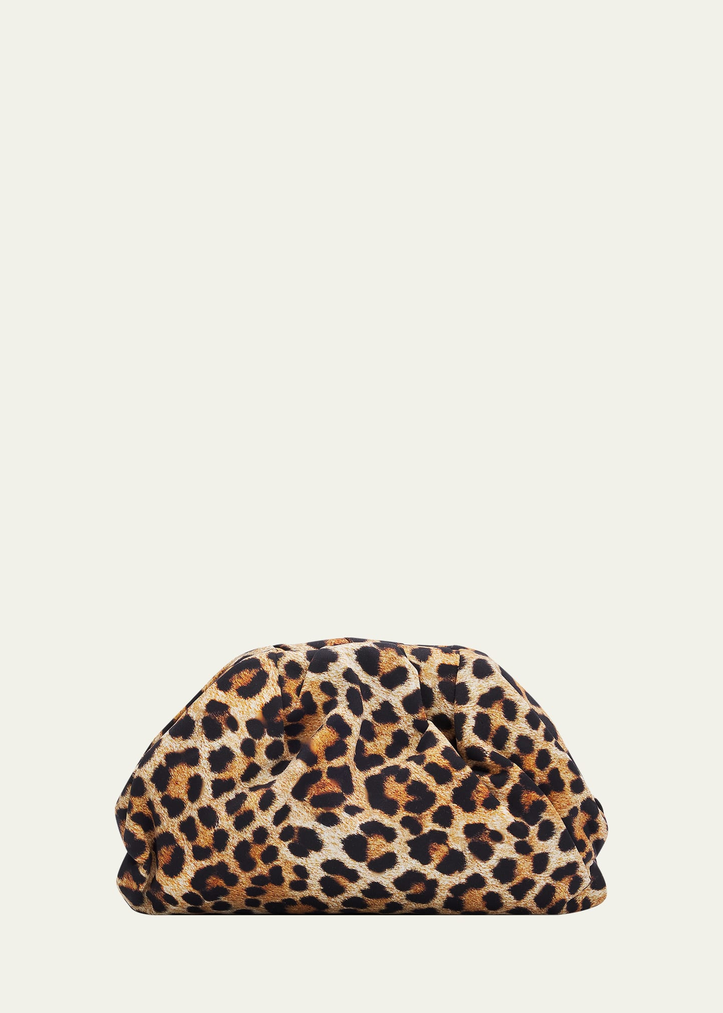 Loeffler Randall Bailey Leopard-Print Jersey Clutch Bag | Bergdorf Goodman