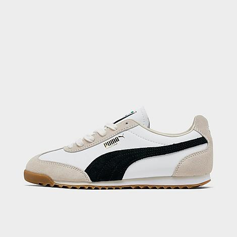 PUMA Women's Arizona Retro Casual Shoes in White/Black/Gum Size: 6.0 | JD Sports (US)