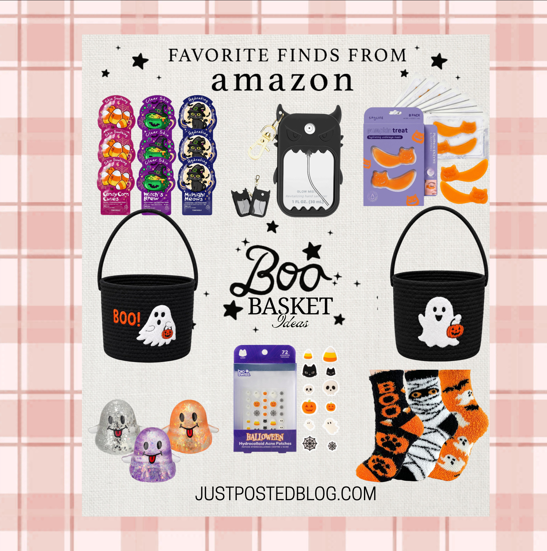 Who is doing Boo Baskets this year?? If so, these are some great items to include!! Almost everything is under $20!!! 

 