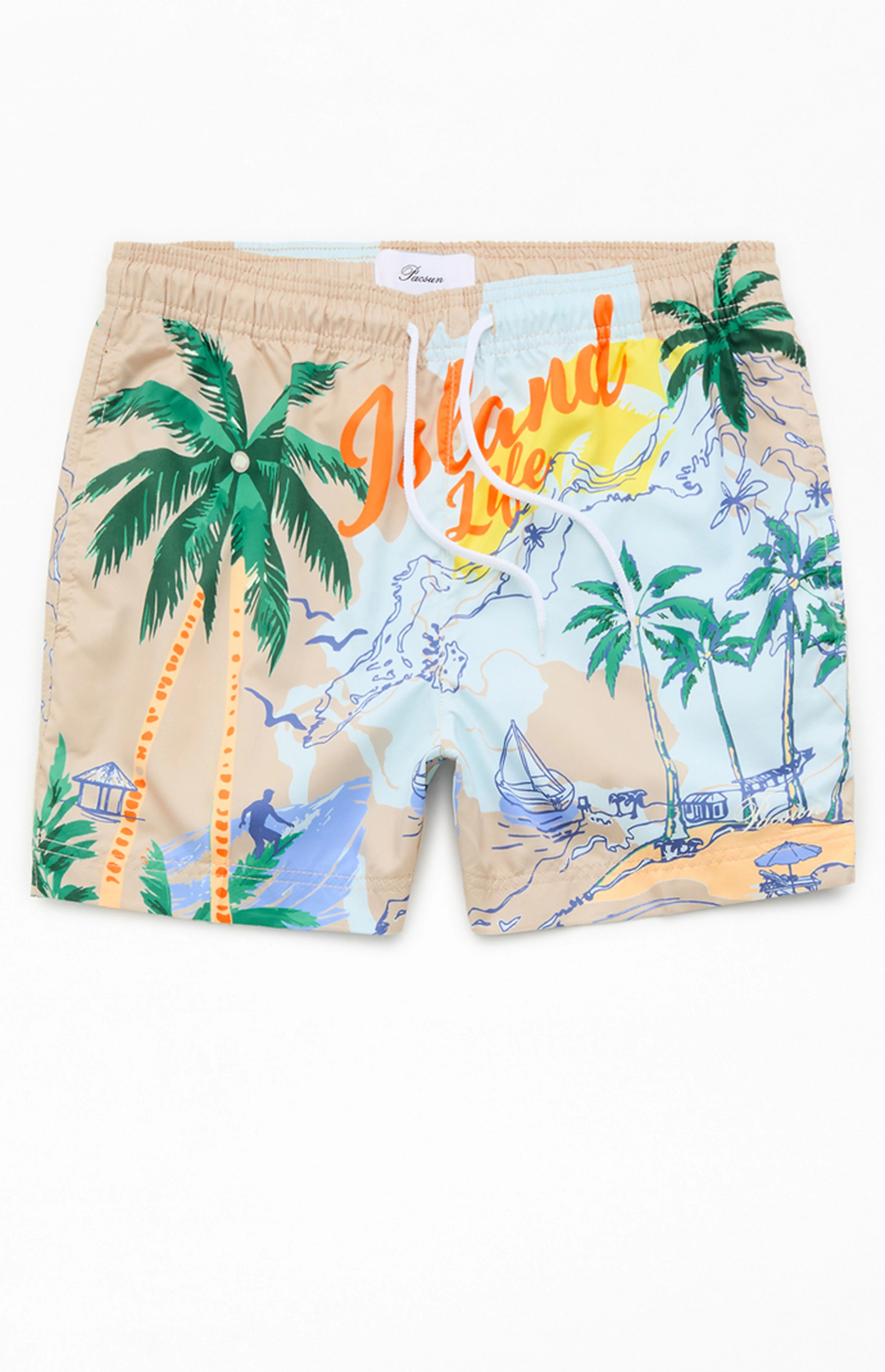Pacsun Surf & Sand 4" Swim Trunks | PacSun