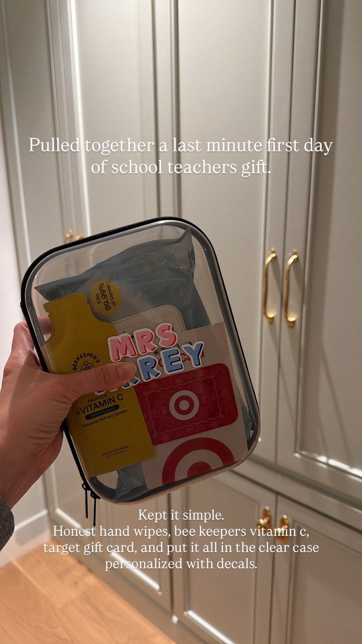 First day of school teachers gift
