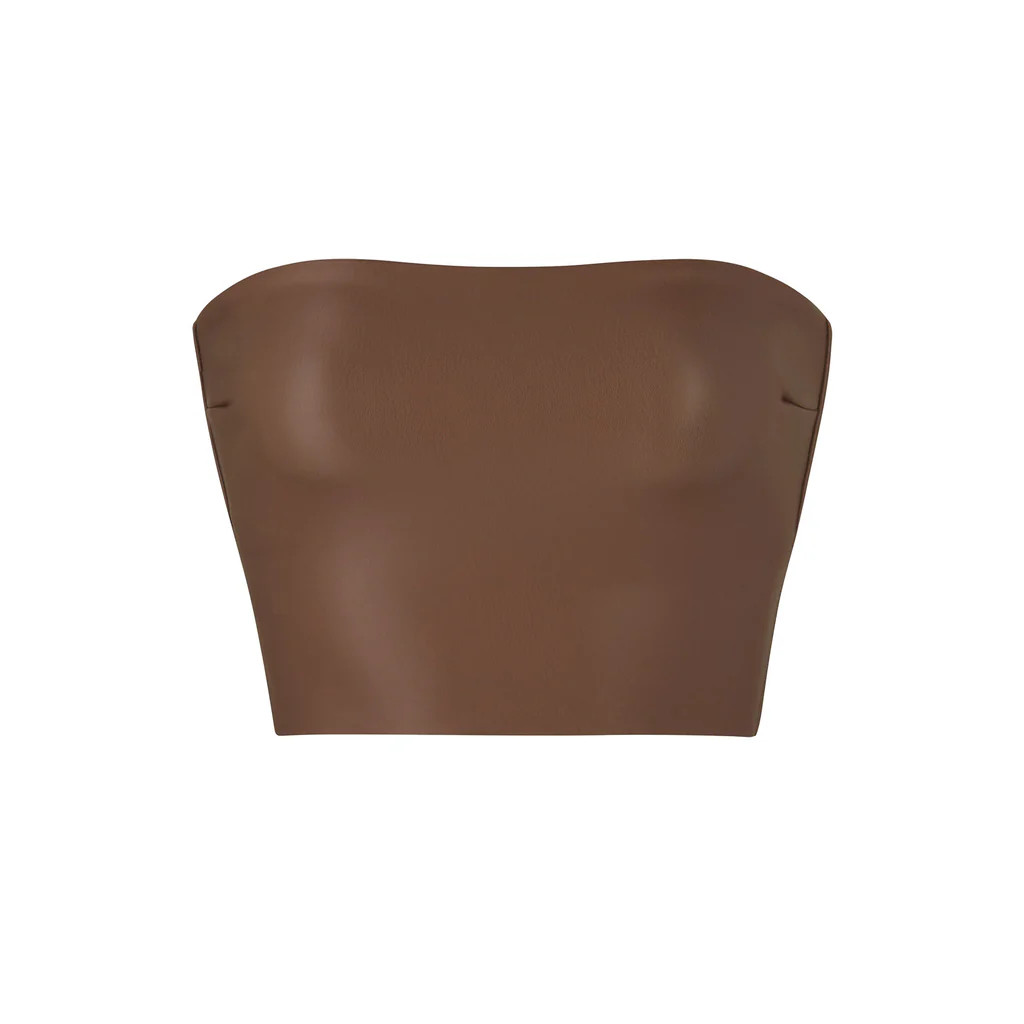 FAUX LEATHER TUBE TOP | SKIMS (US)