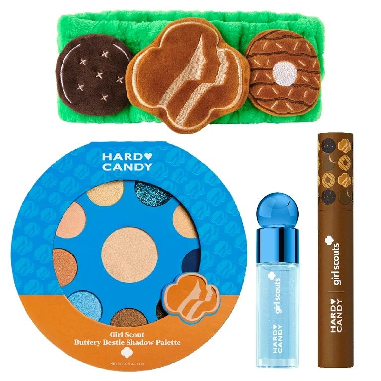 Hard Candy X Girl Scout Buttery Bestie Makeup Bag Bundle Limited Edition, Nude & Blue - Walmart.c... | Walmart (US)