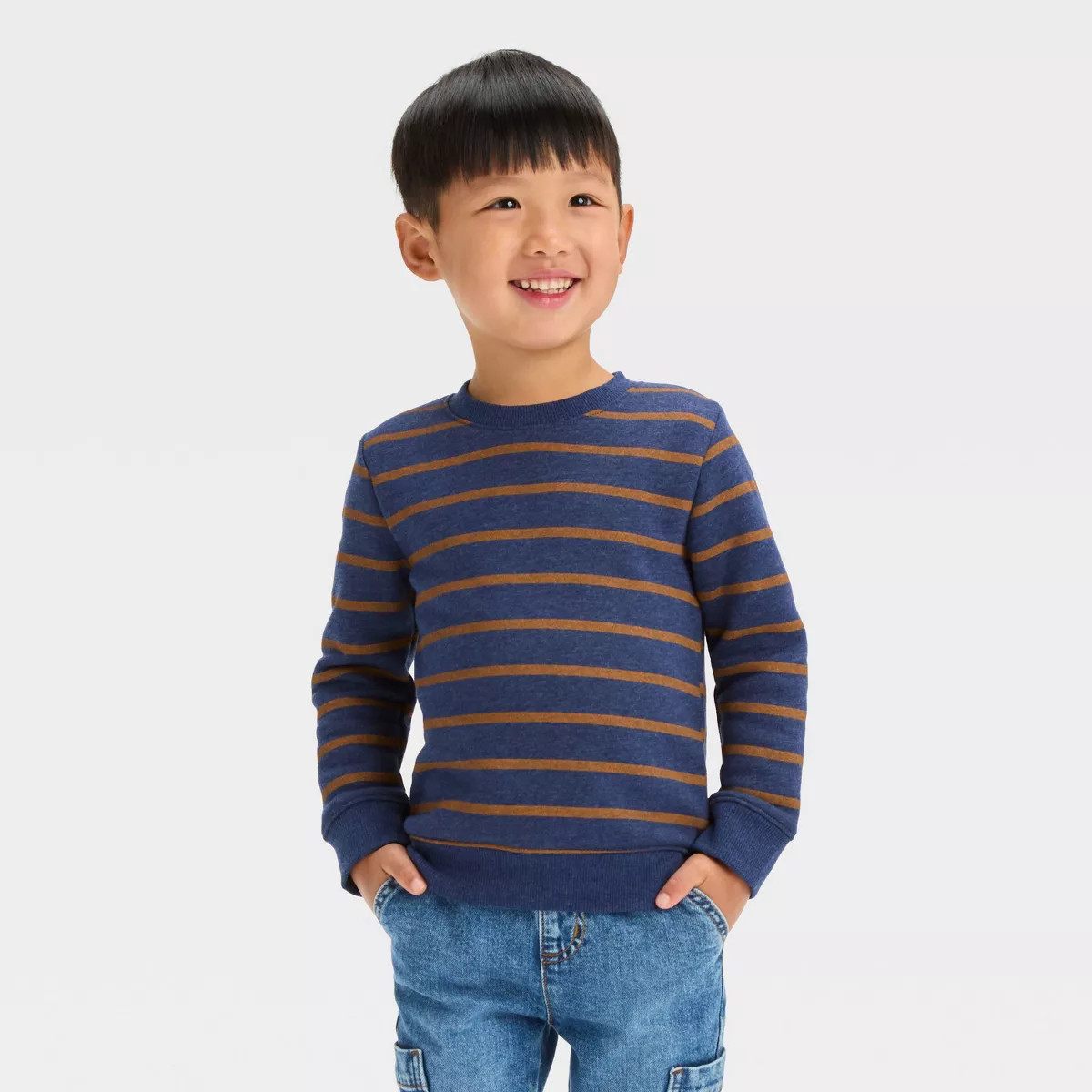 Toddler Boys' Fleece Crewneck Sweatshirt - Cat & Jack™ | Target