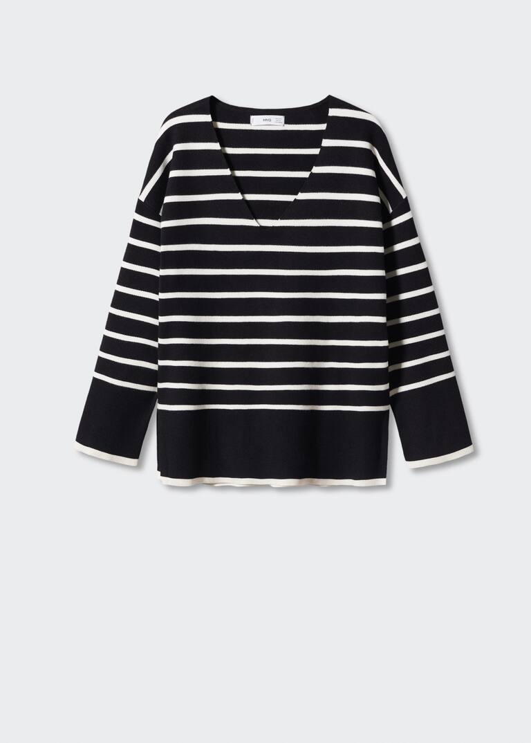 Oversized striped sweater - f foSweaters Women | Mango USA | MANGO (US)