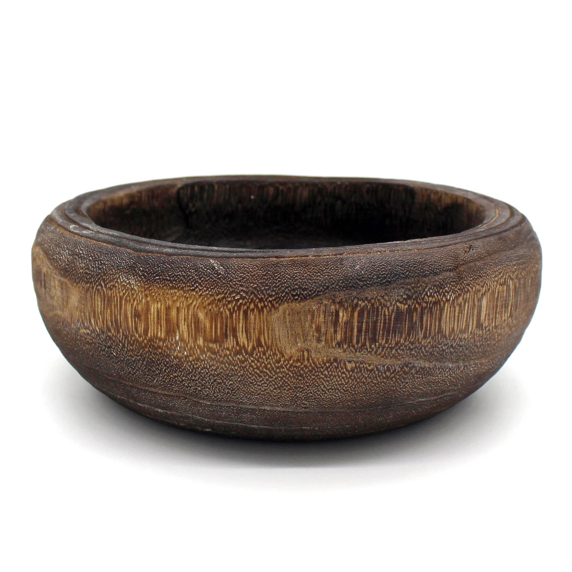 CVHOMEDECO. Primitives Solid Wood Functional and Collectible Bowl Vintage Round Hand Carved Woode... | Amazon (US)