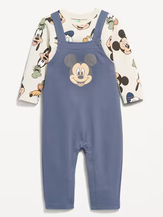Disney© Long-Sleeve T-Shirt and Overalls Set for Baby | Old Navy (US)