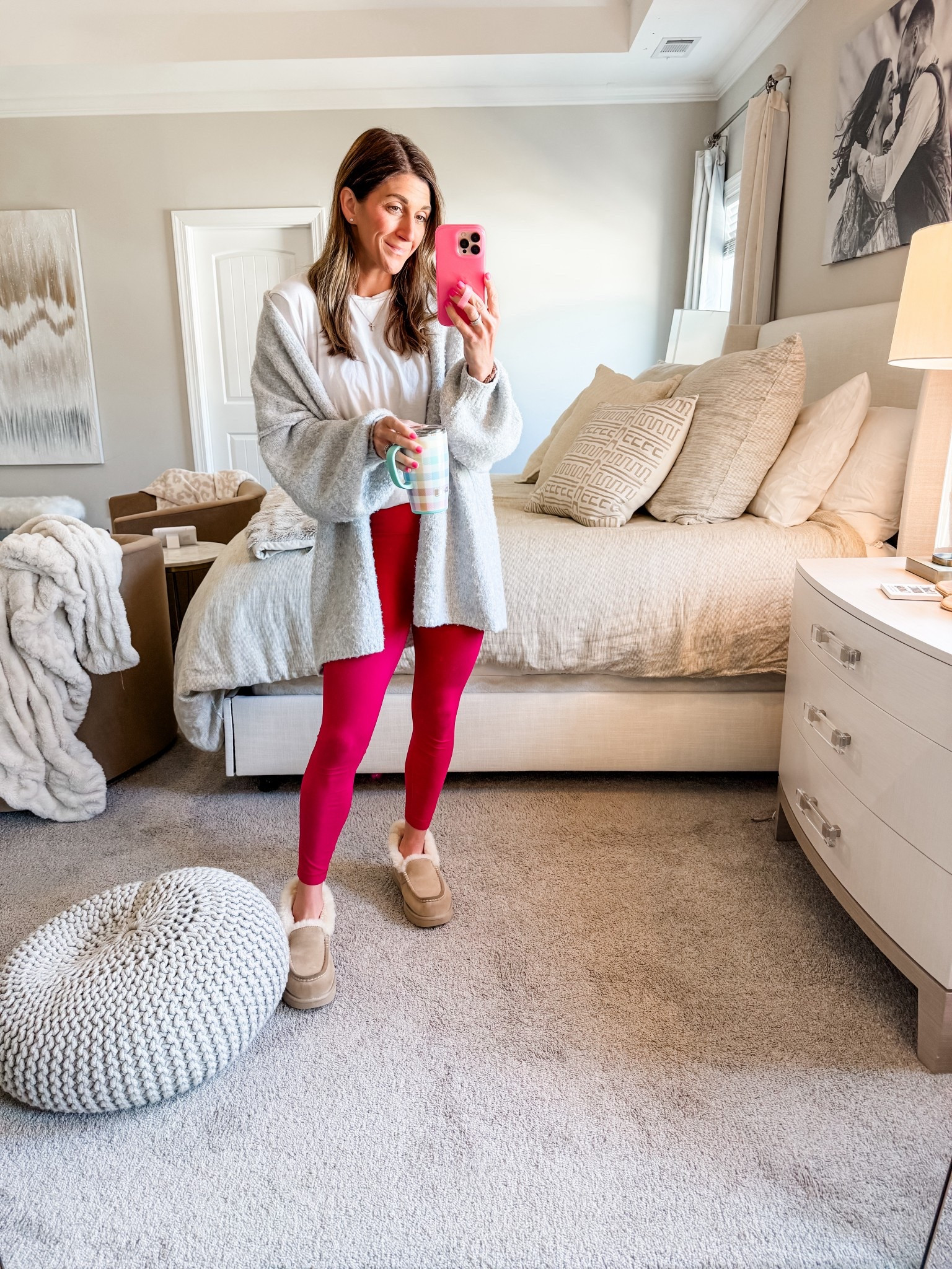 Tee is CRZ yoga from Amazon $24. Tts-Medium
Sweater Cardigan is on sale 26% off. Size small oversized fit 
Leggings are Lululemon aligns 25in. TTS 6. Exact color is sold out but linking a few options 

Comfy | sweater | cardigan | tee | t-shirt | leggings | Uggs | loopy | cross necklace | swig | cup | tumbler | daily | ootd | mom fit | sale | amazon 



#LTKmomlife #LTKootd #LTKSaleAlert